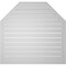 Ekena Millwork Octagonal Top Surface Mount PVC Gable Vent w/ 2"W x 1-1/2"P Brickmould Frame, 40"W x 38"H GVPOT40X3802SF - alternate 4